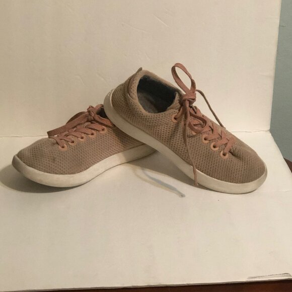 Allbirds - Women's Tree Runners Beige Rose Sneakers  Size 8 - Picture 1 of 6